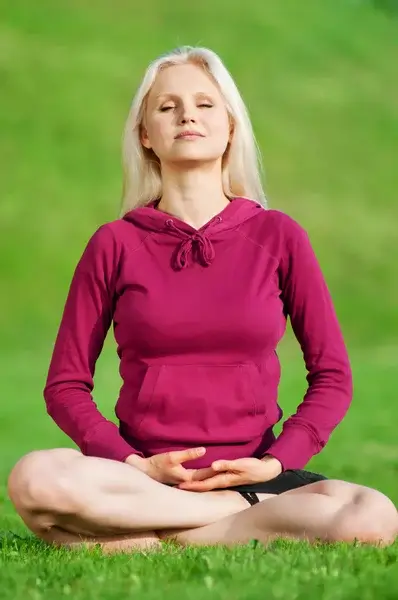 depositphotos 8630625 stock photo beautiful woman doing yoga stretching