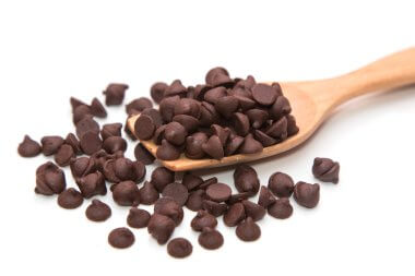 chocolate-chips-in-wooden-spoon