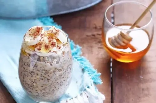 7 petits déjeuners équilibrés. Overnight chocolat/coco