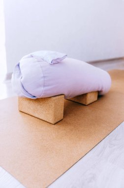 depositphotos 705994304 stock photo bolster blocks eye pillow props