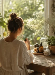 huiles essentielles pour débutant. l'aromathérapie