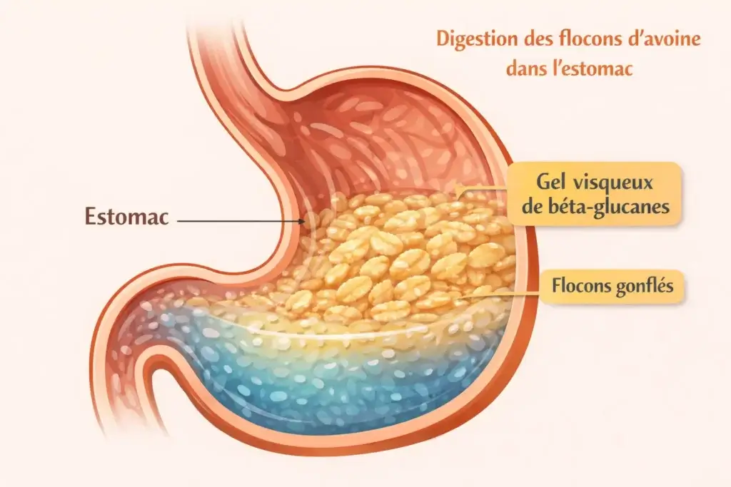 bienfaits des flocons d'avoine