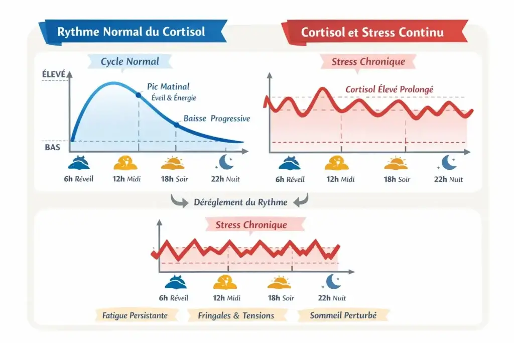 cortisol et prie de poids
