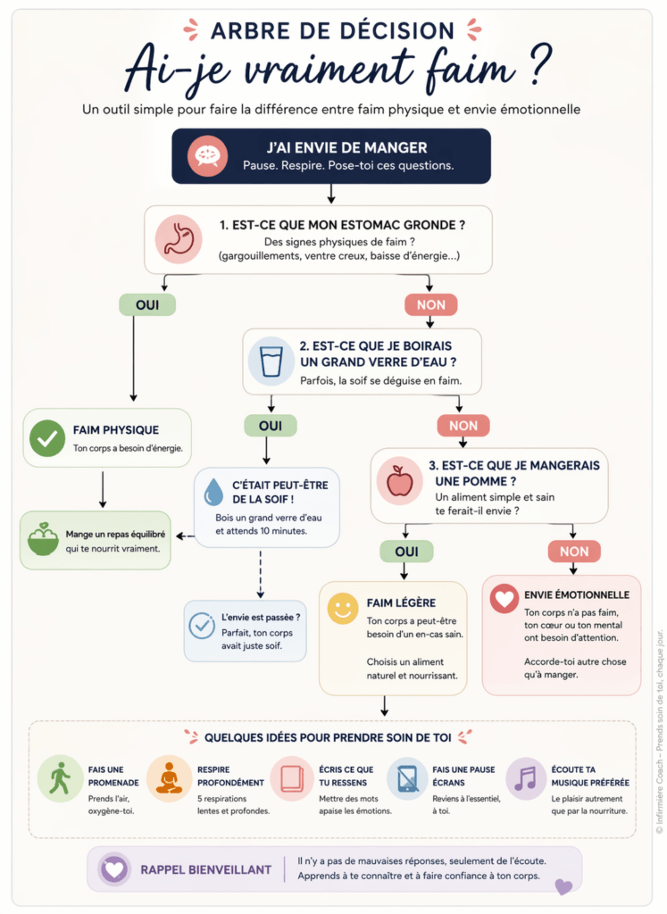 reconnaître la faim et la satiété